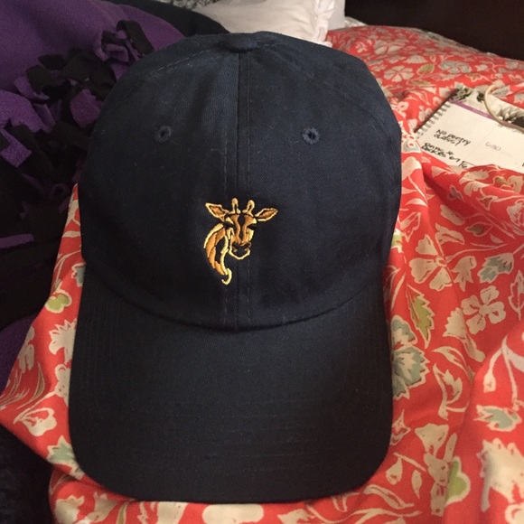Adjustable Giraffe embroidered hat