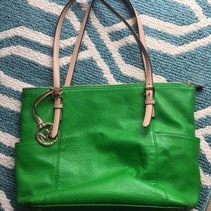 Michael Kors Green Jet Set Tote