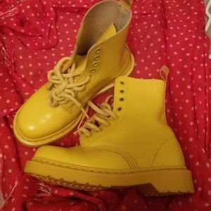 Yellow Dr. Martens