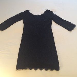 DVF Navy mini-dress size 8