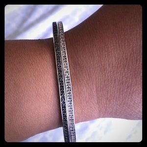 Black and white diamond bracelets
