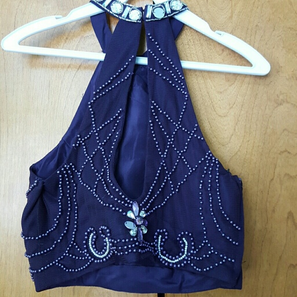 Deep Purple Two-Piece Homecoming dress - Picture 4 of 4