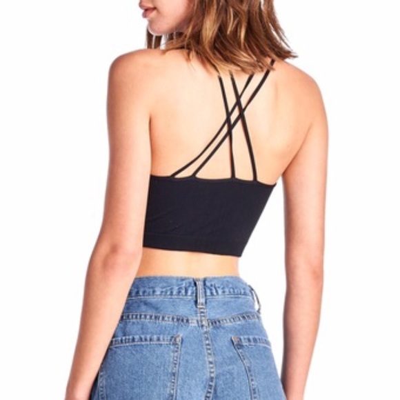 🎉HOST PICK🎉 Sexy High Neck Criss Cross Bralette - Picture 3 of 3