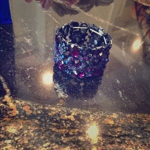 Cute black and purple bracelet