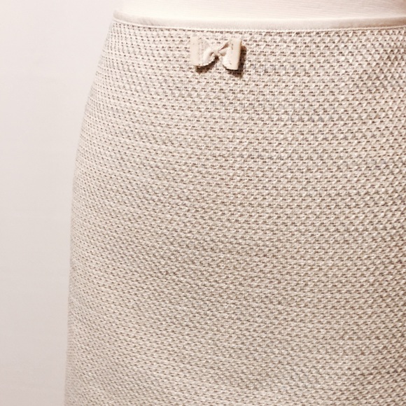 Elie Tahari Dresses & Skirts - Elie Tahari Light Blue Tweed Short Skirt
