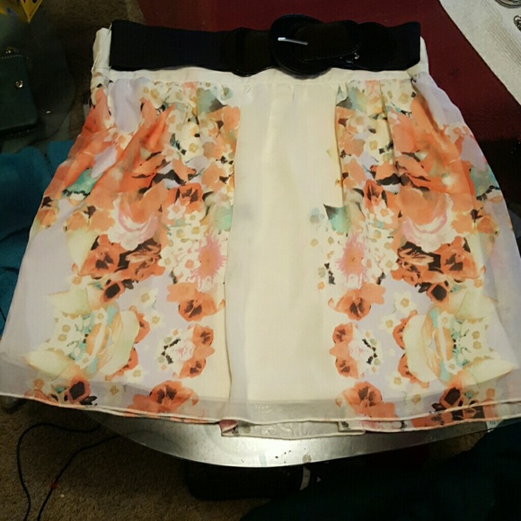Floral skirt