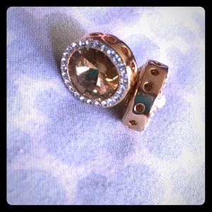Rose gold studs