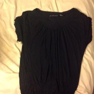 Black maternity top