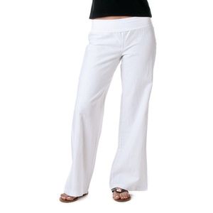 Linen Pants, Plus Size 2X, White
