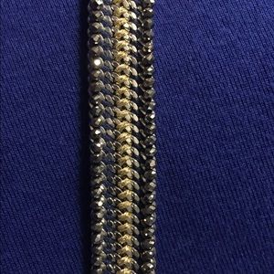 Stella and Dot Tessa silver/blue bracelet