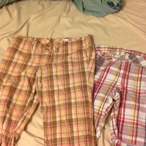 Maternity shorts and capris.