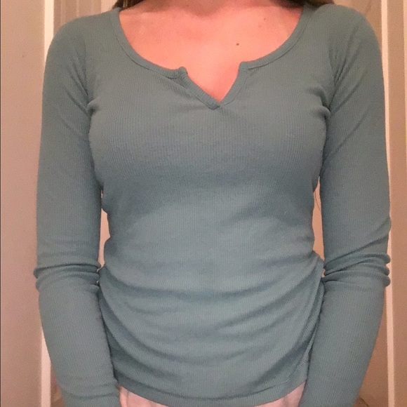 Cute teal long sleeve