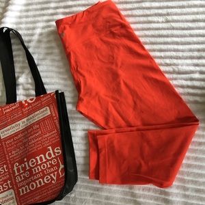 Lululemon wonder under crop size 8