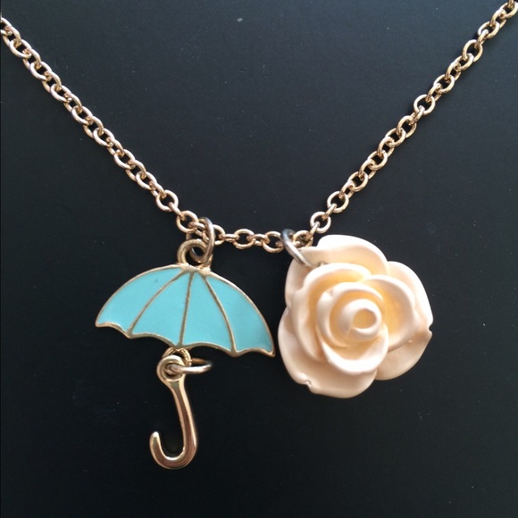 Rose Umbrella Necklace
