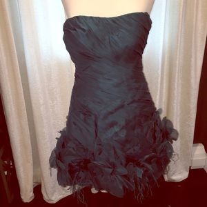 Price reduced again! Theia Teal Strapless Dress