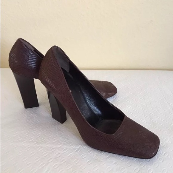 Prada Shoes - PRADA Stitched leather heels