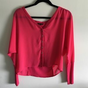 Hot pink blouse