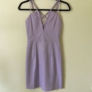 Tobi Light Purple Mini Dress