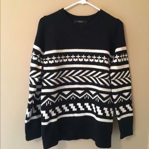 abstract sweater