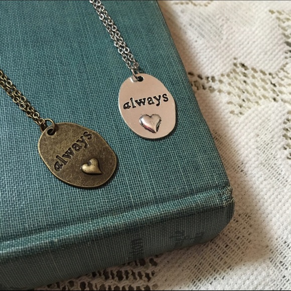 Always <3 Necklace { Bronze or Silver } - Picture 2 of 4