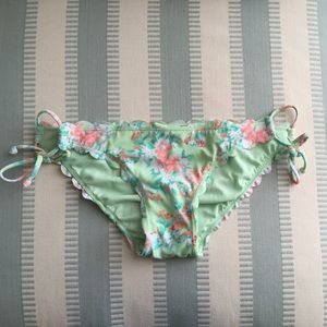 LA Hearts Scalloped Bikini Bottom