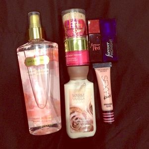Perfume, Lotion, Lipgloss bundle