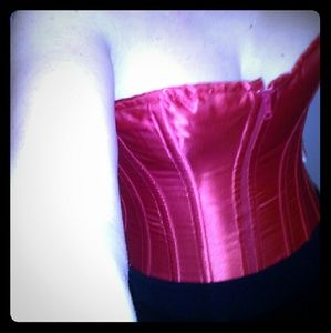 Corset  red steal boned