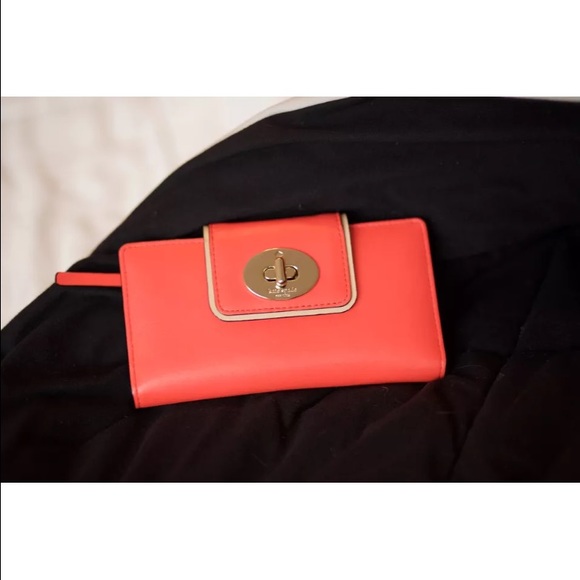 Kate spade orange flame wallet!