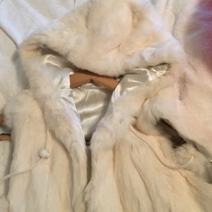 Rabbit fur vest