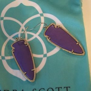 Purple Skylar Kendra Scott Earrings