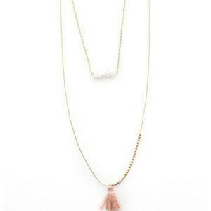 Blush necklaces
