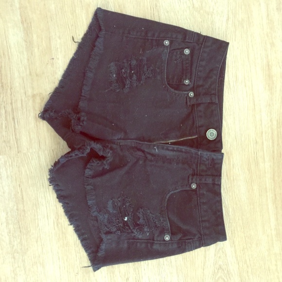 High-rise short-shorts.