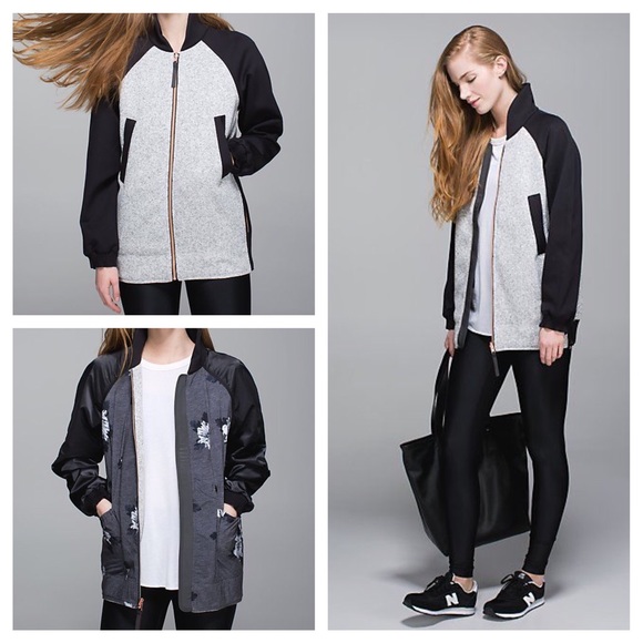 lululemon athletica Jackets & Blazers - Lululemon "Both Ways" reversible bomber jacket