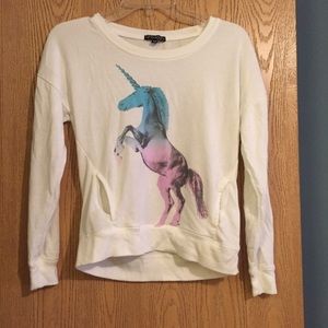 Cute unicorn long-sleeved.