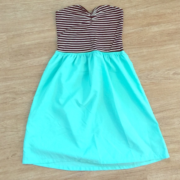 Roxy strapless mini dress