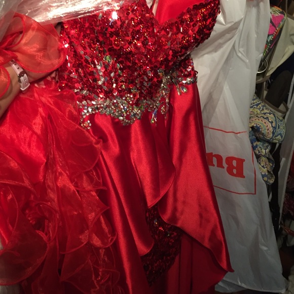 Red Prom Dress - Picture 3 of 4