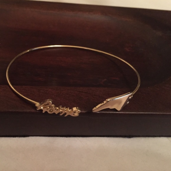 Gold North Carolina Home State Bracelet - Picture 2 of 2