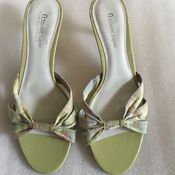 Etienne Aigner Sandals Size 8.5 - Picture 2 of 4