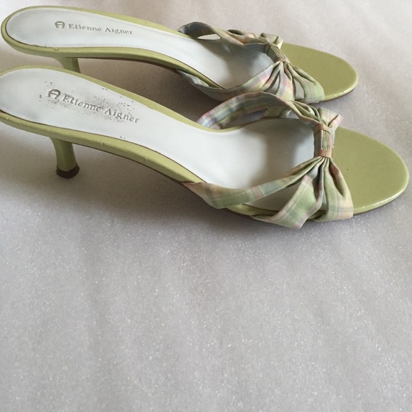 Etienne Aigner Sandals Size 8.5 - Picture 4 of 4