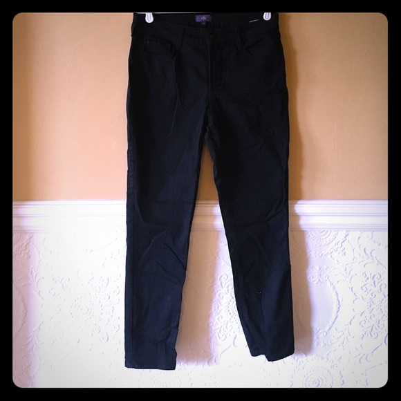 NYDJ Skinny Black Ankle Jeans