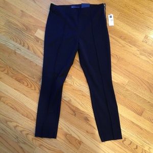 NWT GAP Navy Bi-Stretch Side Zip Skinny - Size 12