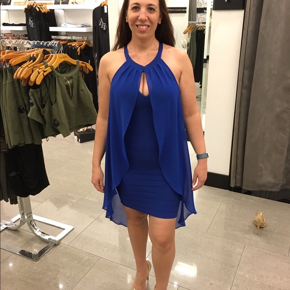 Brilliant Blue bebe Dress