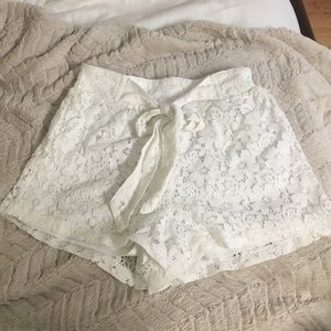 Charlotte Russe lace shorts