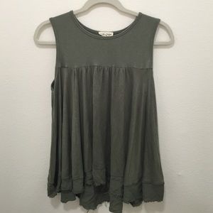 Forrest green tank top