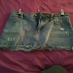 Denim skirt