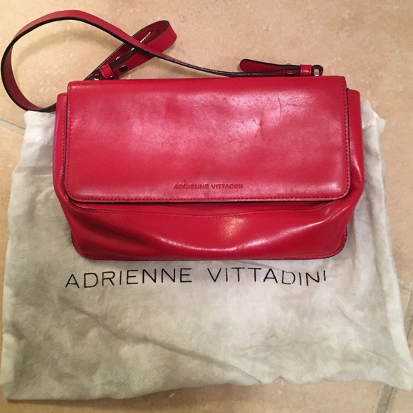 Adrienne vittadini red mini bag