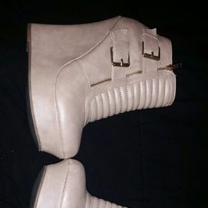Wedge booties
