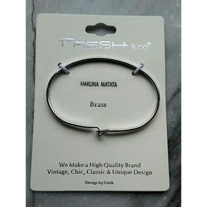 Hakuna Matata Bracelet in silver