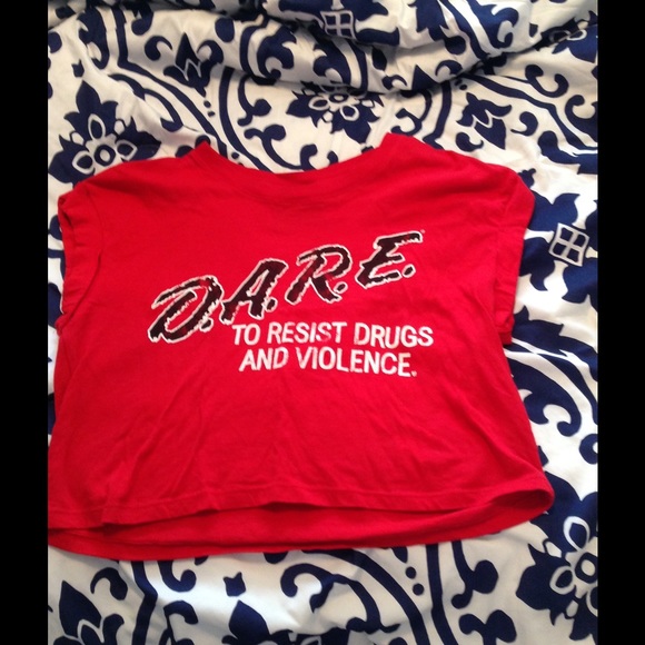 D.A.R.E crop top