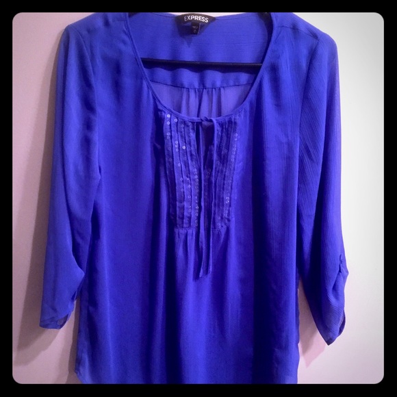 Express Cobalt Blue tunic